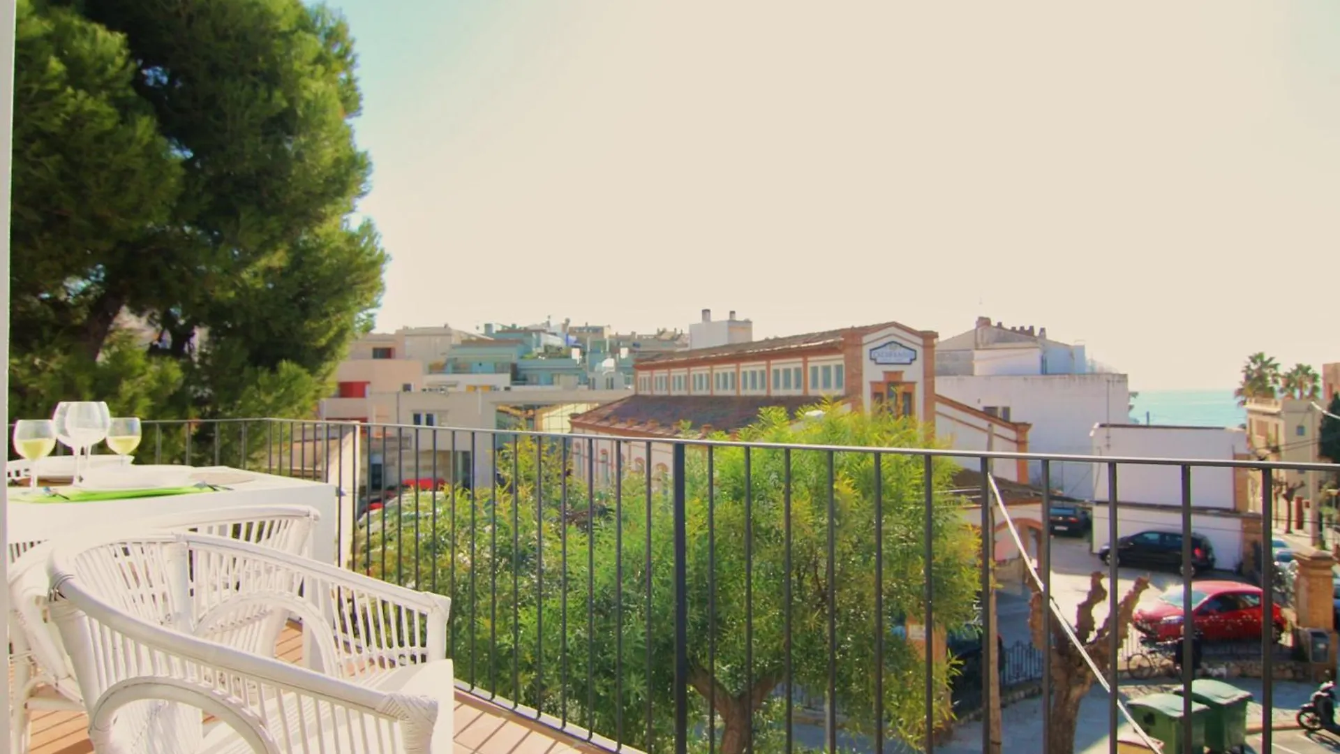아파트 Mediterrani Vacaciones Perfectas Y Vistas Al Mar 시체스